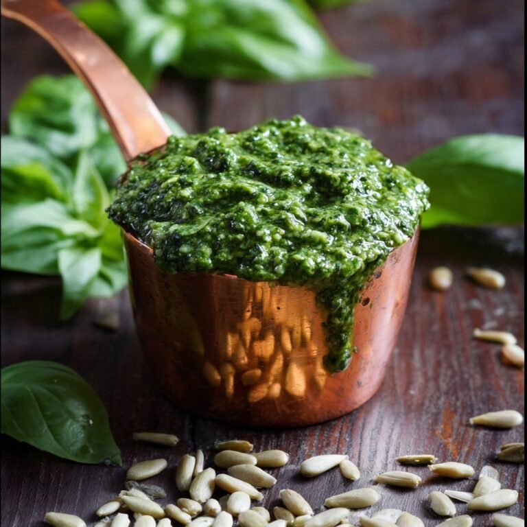 Sunflower Seed Basil Pesto Recipe