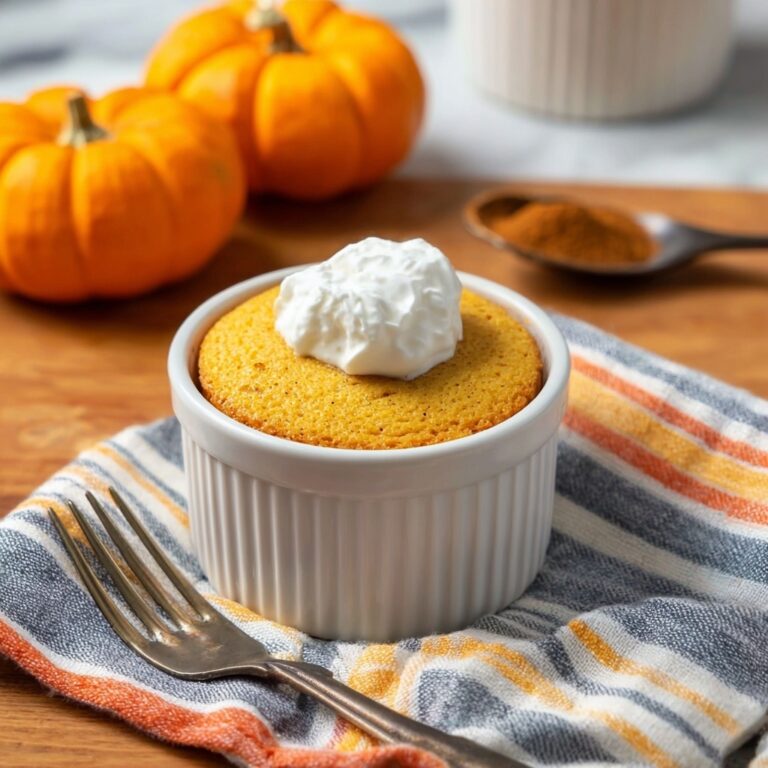Healthy Pumpkin Mug Muffin Recipe