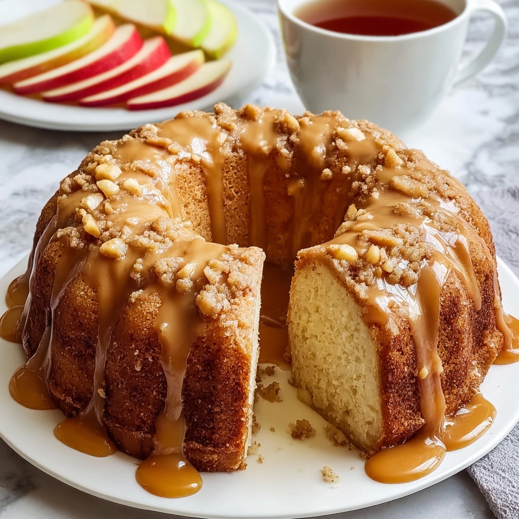 Apple Coffee Cake With Apple Cider Glaze Recipe - Recipe Image