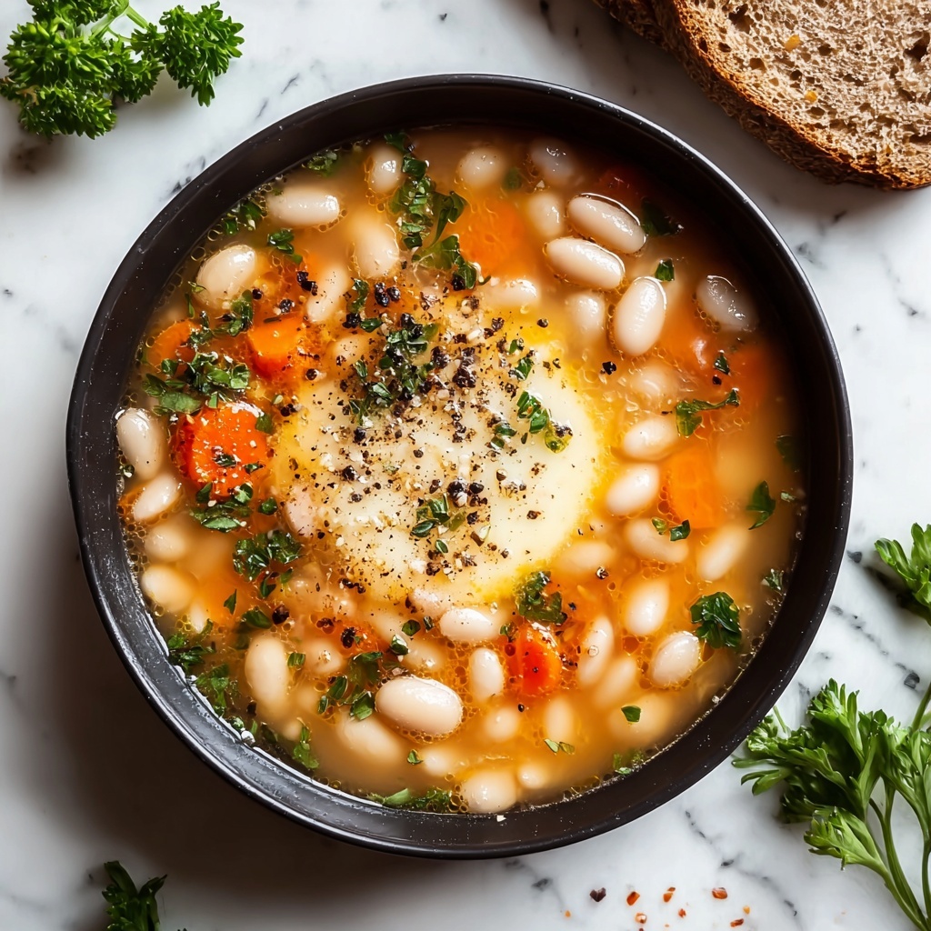 Creamy Tuscan White Bean Soup Recipe - Recipe Image