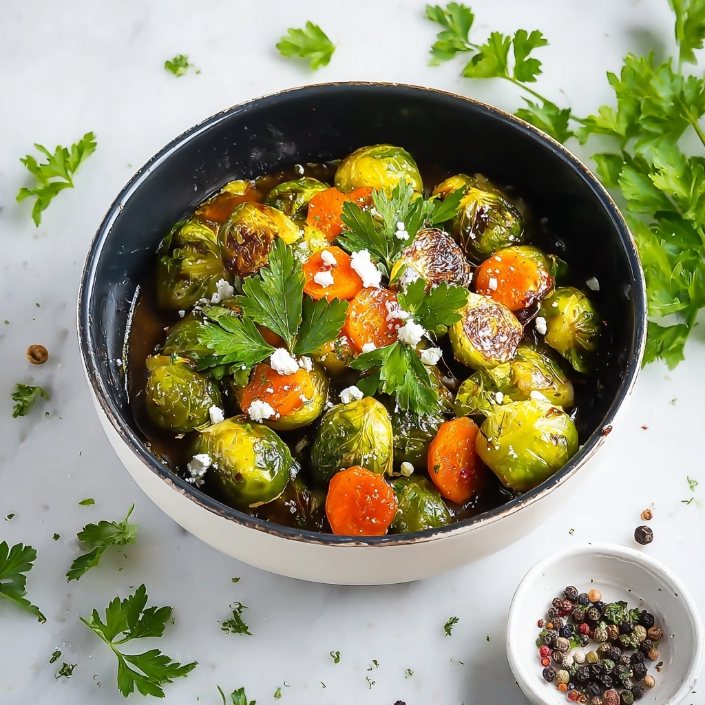 Honey Balsamic Roasted Brussels Sprouts Recipe - Recipe Image