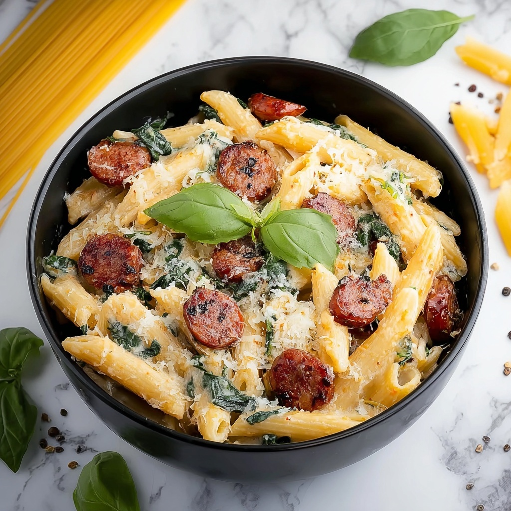 Spicy Italian Sausage Pasta Recipe - Recipe Image