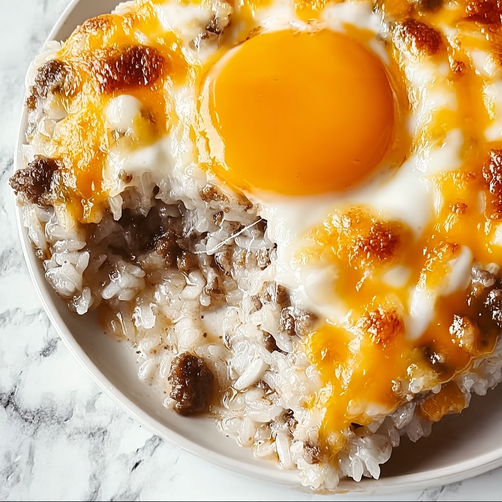 Cheesy Hamburger Rice Casserole Recipe - Recipe Image