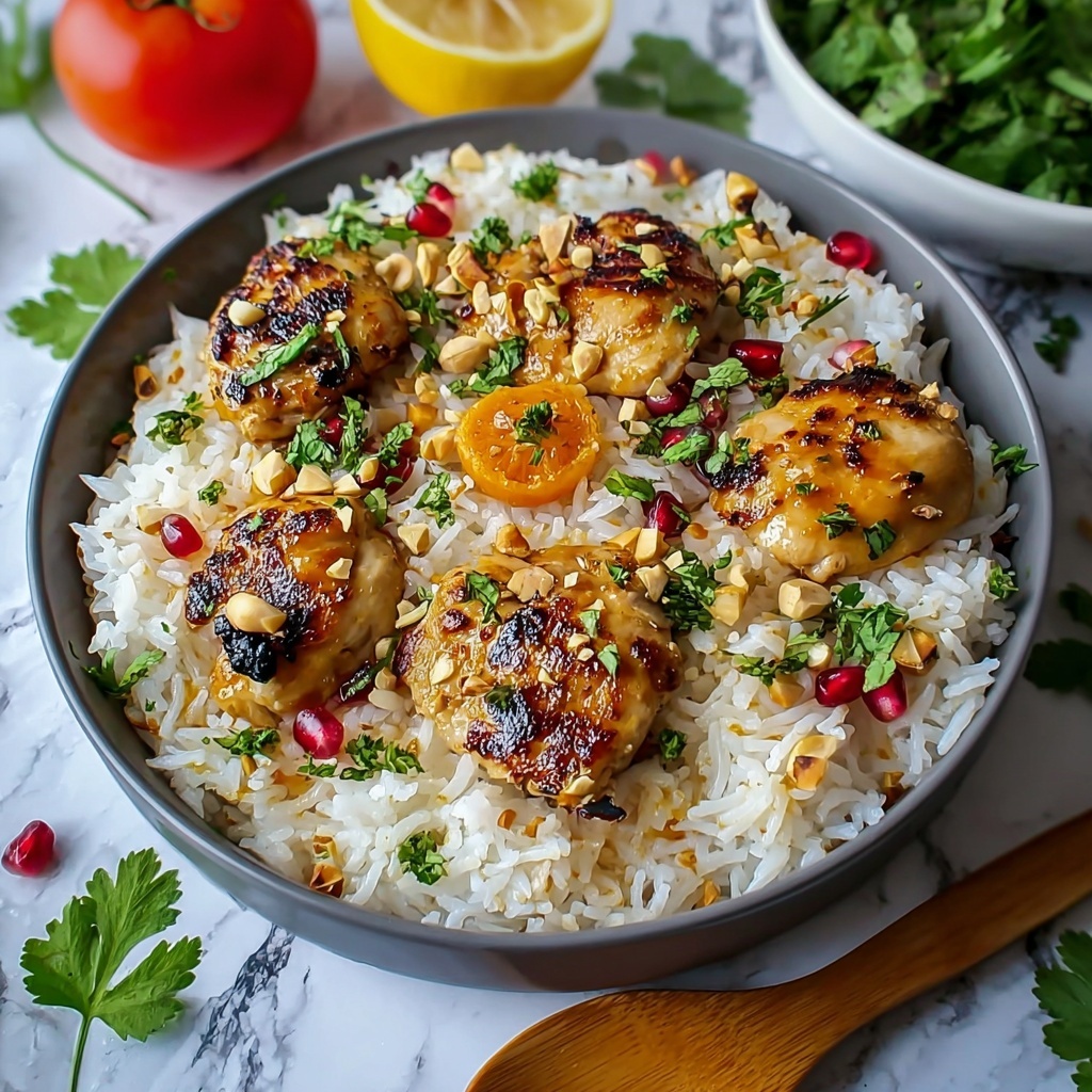 One Pot Sticky Coconut Rice & Chicken Recipe - Recipe Image