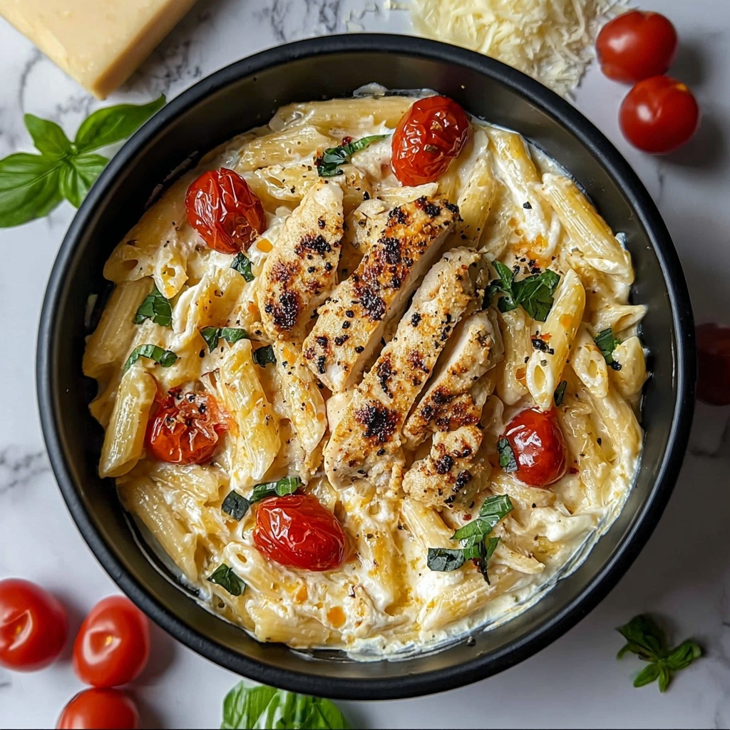 Creamy Ricotta Chicken Pasta Recipe - Recipe Image