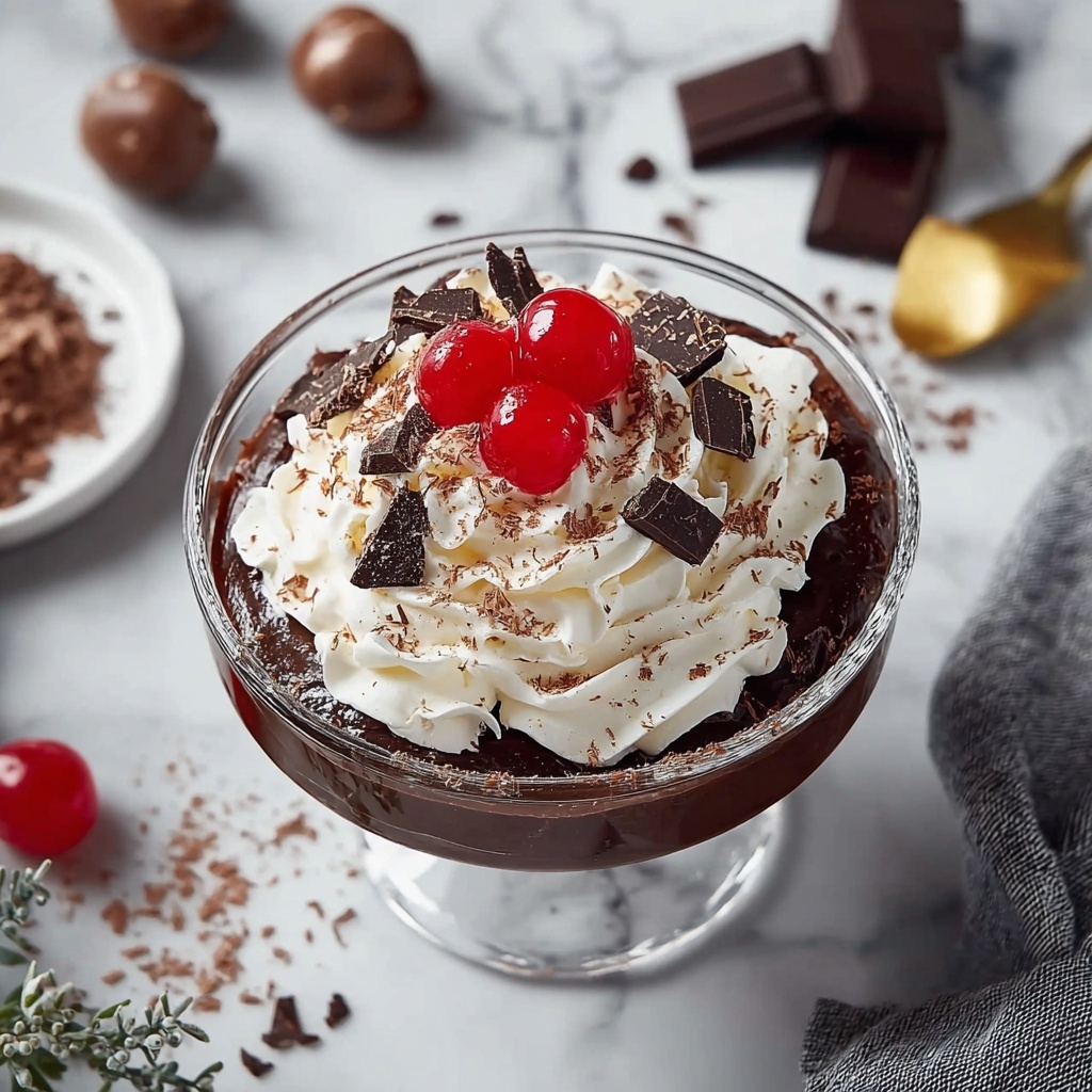 Chocolate Trifle with Cake, Pudding, and Fresh Berries Recipe - Recipe Image