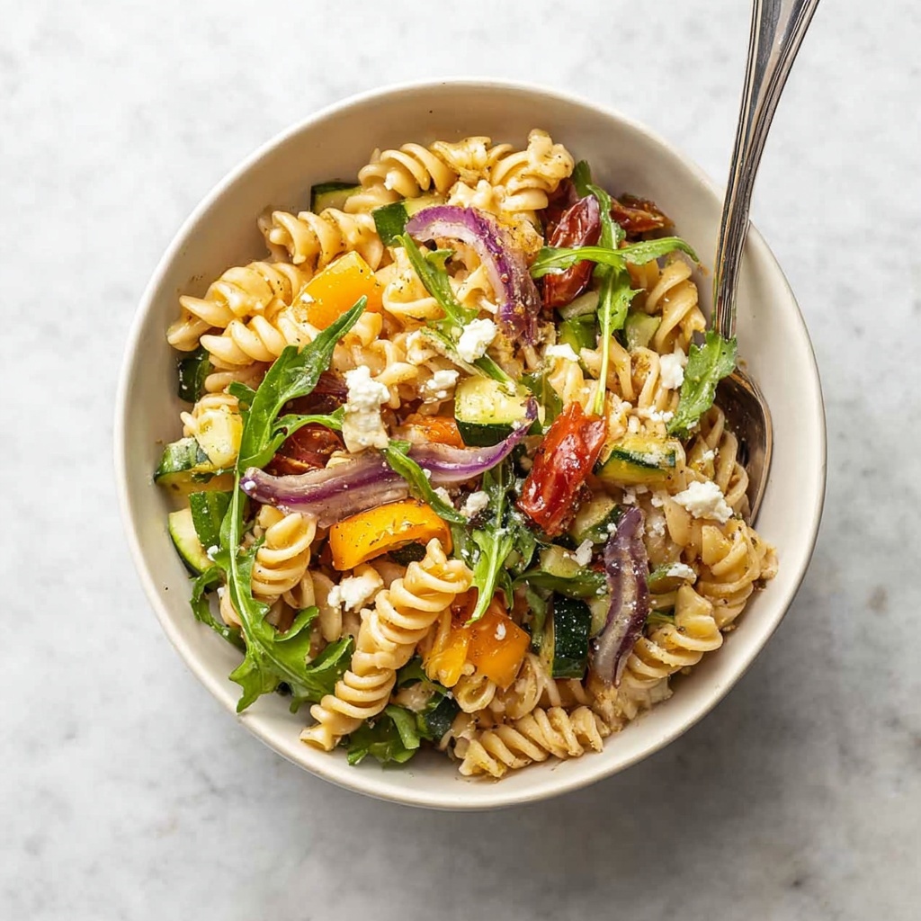 Roasted Veggie Pasta with Feta Recipe - Recipe Image