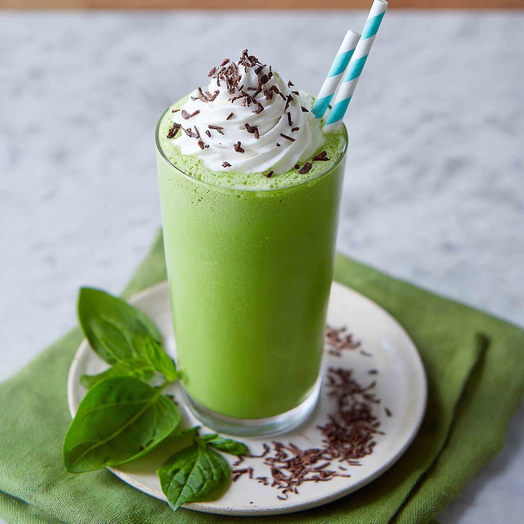 Healthy Shamrock Shake Recipe - Recipe Image