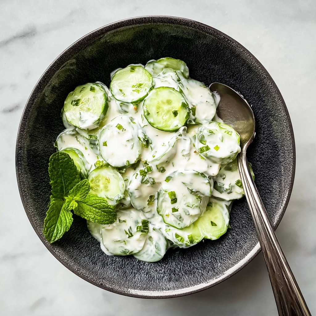 Turkish Cucumber Salad with Yogurt, Mint, and Dill Recipe - Recipe Image