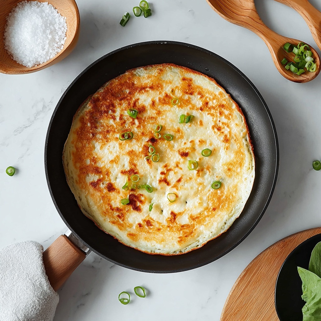 Korean Cheese Potato Pancakes Recipe - Recipe Image