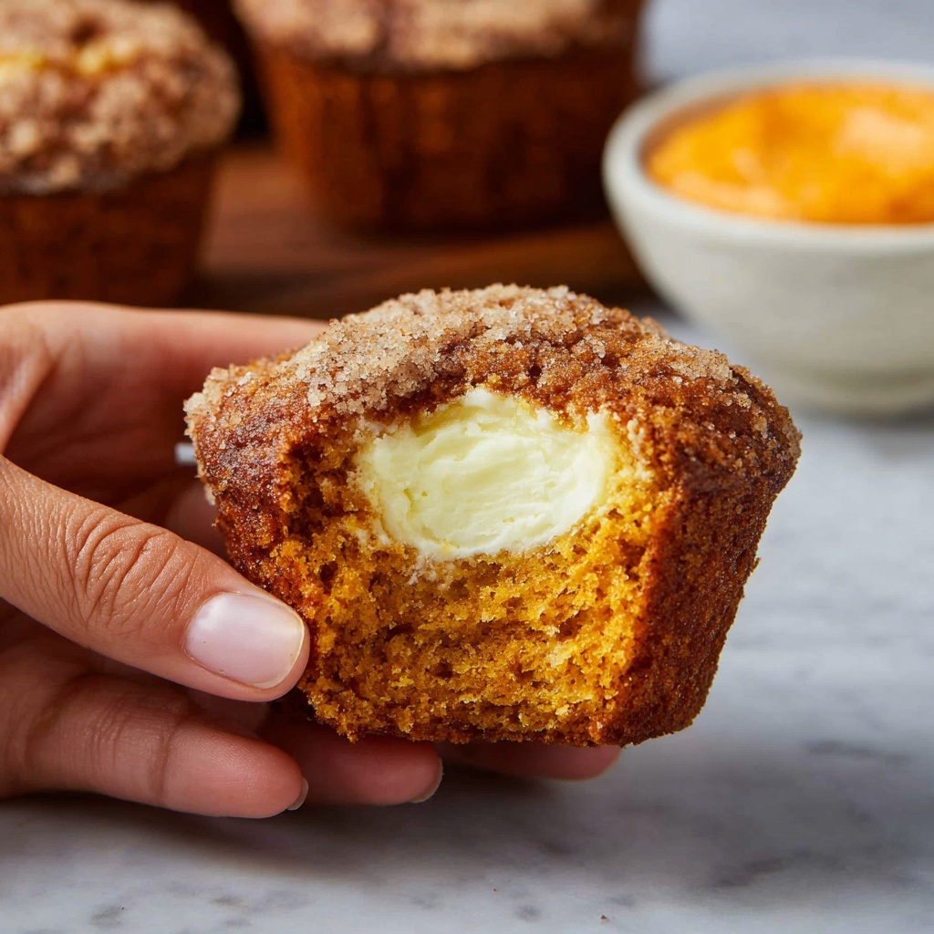 Cream Cheese Pumpkin Muffins Recipe - Recipe Image
