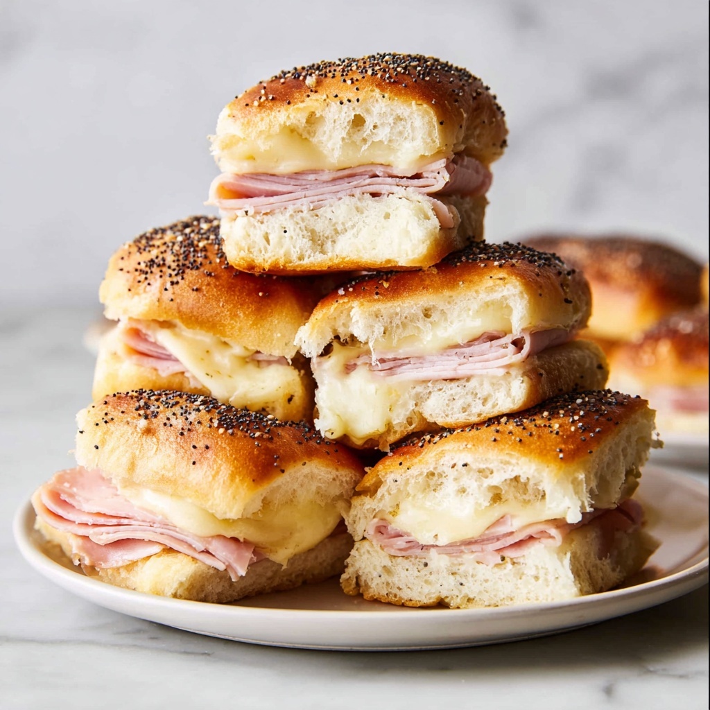 Ham and Cheese Hawaiian Roll Sliders Recipe - Recipe Image