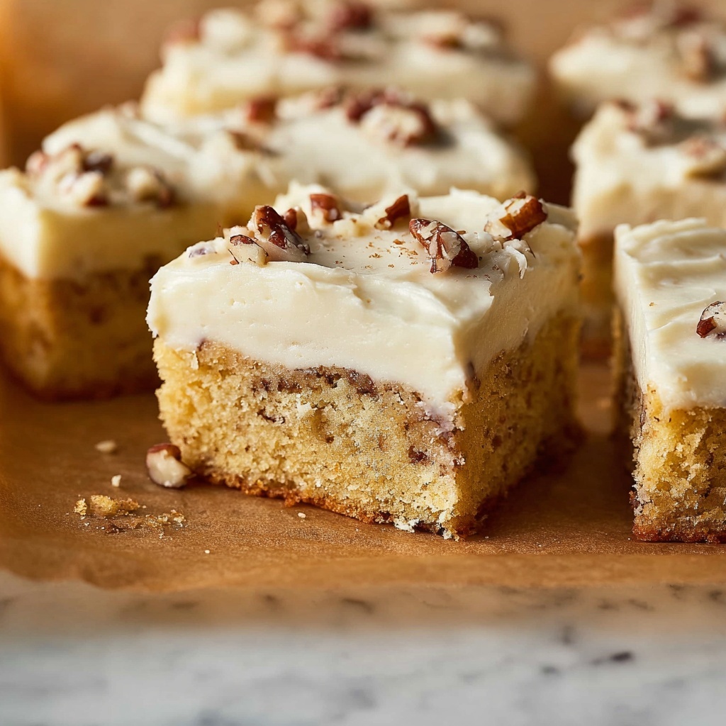 Italian Cream Cake with Cream Cheese Pecan Frosting Recipe - Recipe Image