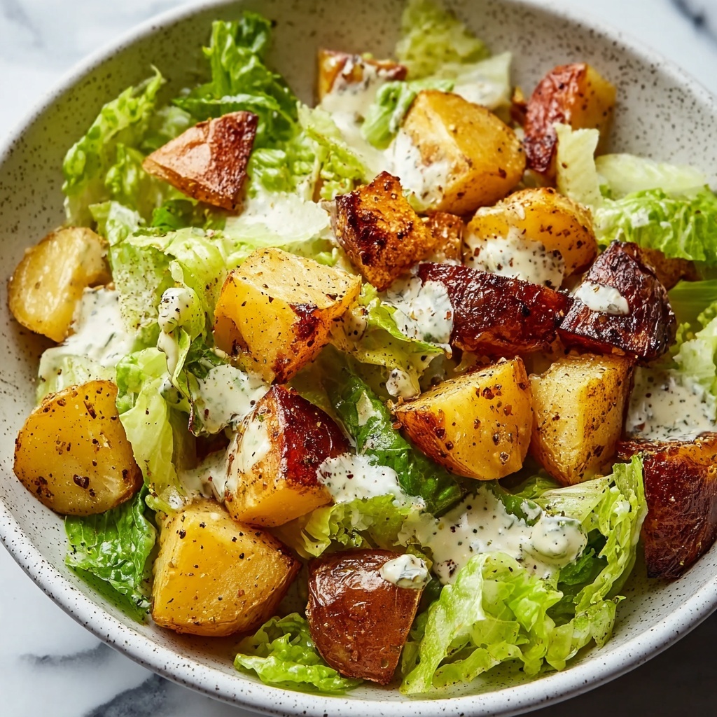 Crispy Potato Caesar Salad Recipe - Recipe Image