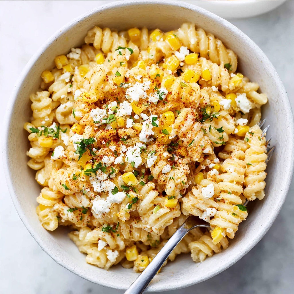 Mexican Street Corn Pasta Salad Recipe - Recipe Image