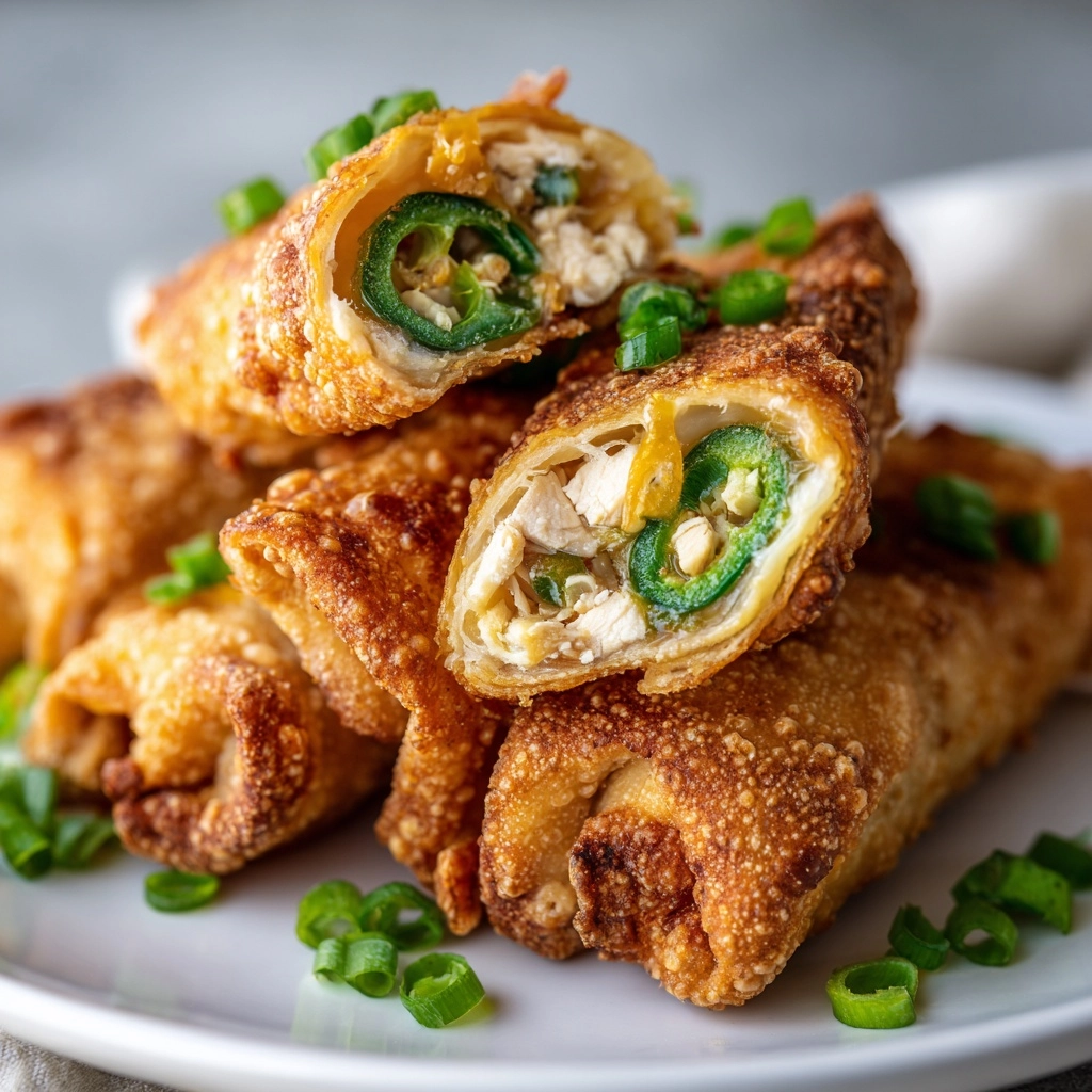 Mini Jalapeño Popper Egg Rolls Recipe - Recipe Image