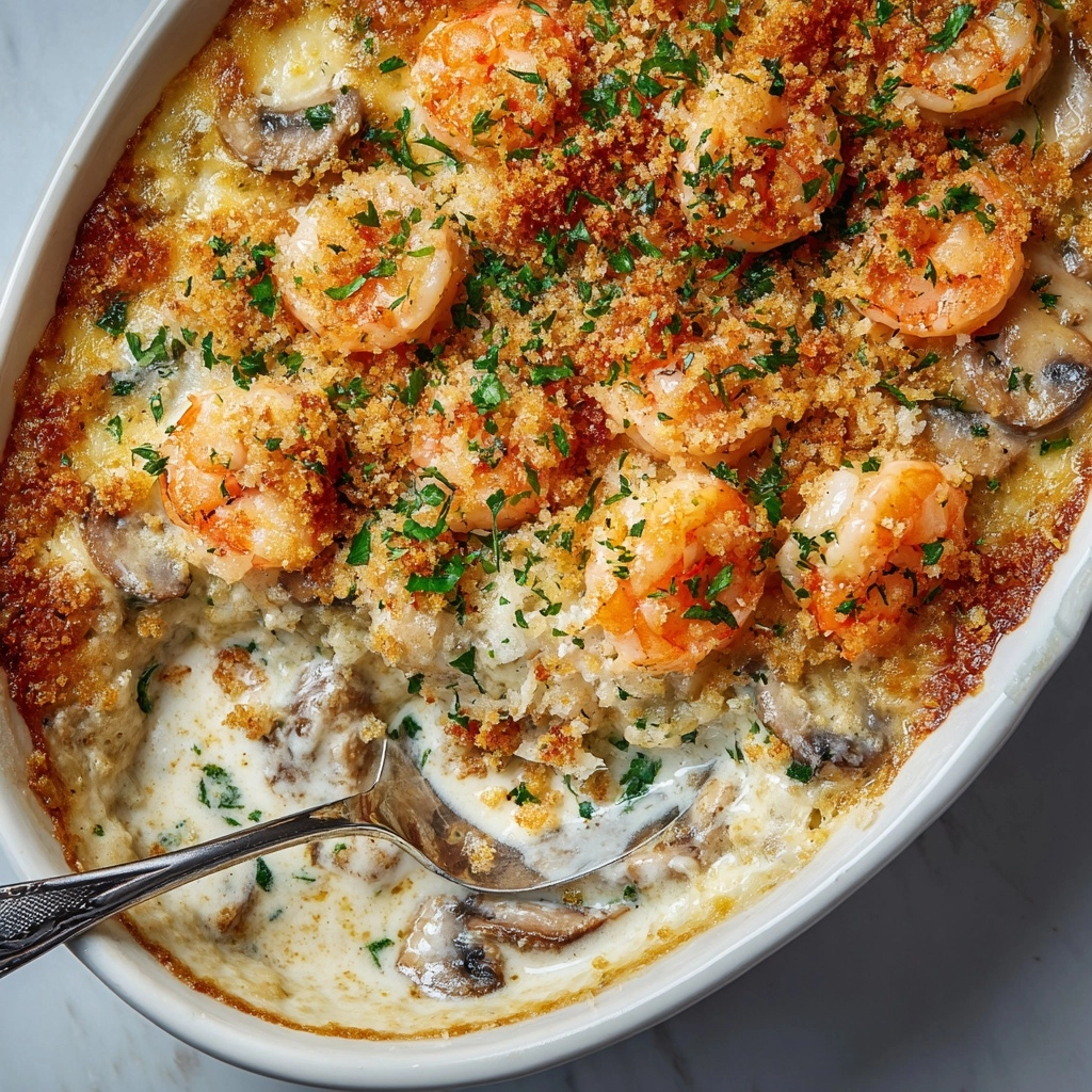 New England Seafood Casserole Recipe - Recipe Image