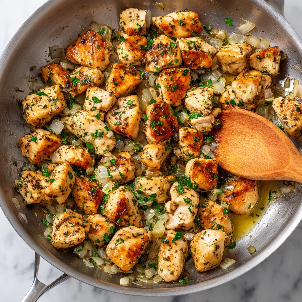 Garlic Butter Chicken Bites Recipe - Recipe Image