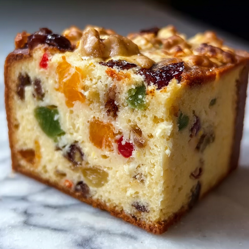 Quick & Easy Apricot and Walnut Fruitcake Recipe - Recipe Image