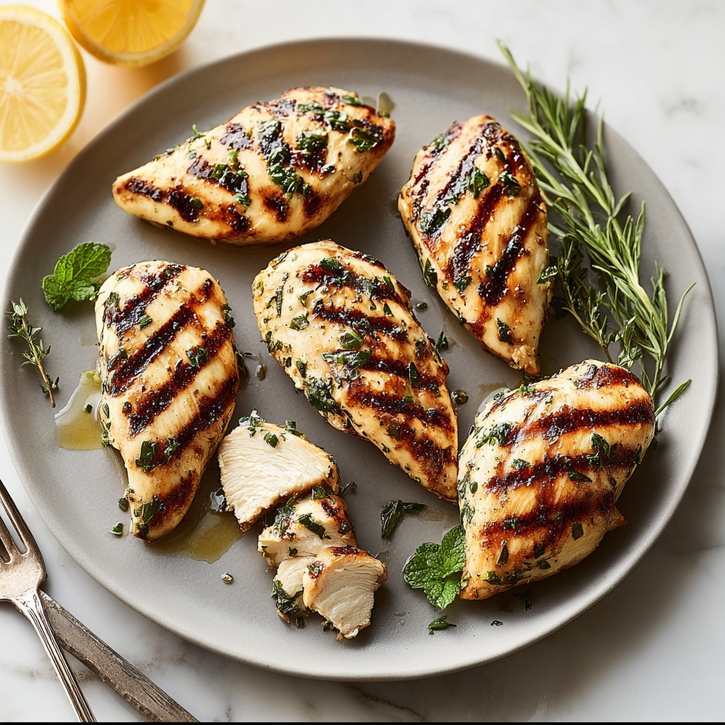 Lemon Herb Grilled Chicken Recipe - Recipe Image