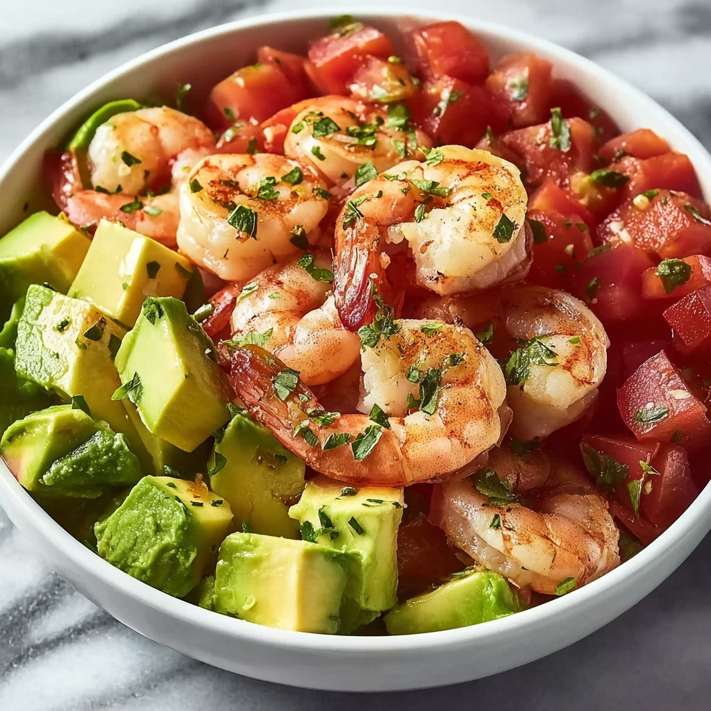 Avocado Salsa Shrimp Salad Recipe - Recipe Image