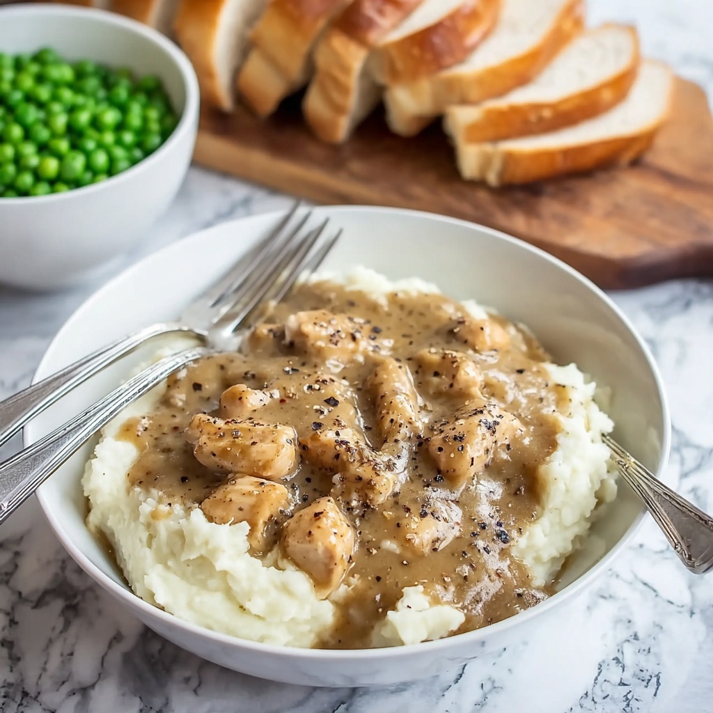 Homestyle Chicken and Gravy Recipe - Recipe Image
