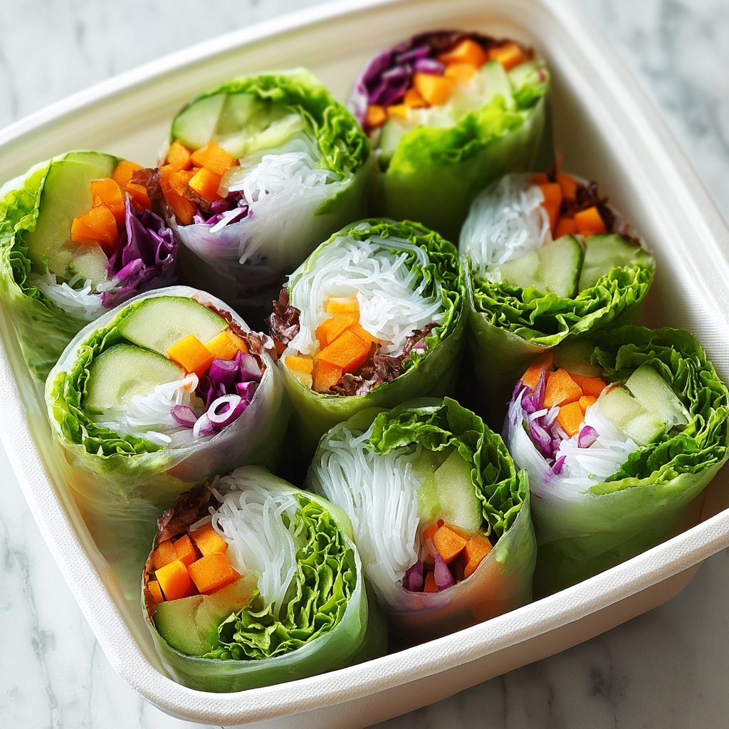 Fresh Spring Rolls with Dipping Peanut Sauce Recipe - Recipe Image