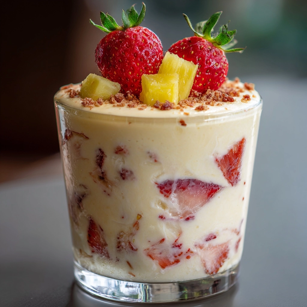 Strawberry Piña Colada Smoothie Recipe - Recipe Image