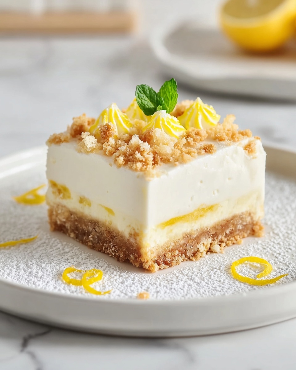 Lemon Cheesecake Bars Recipe - Recipe Image