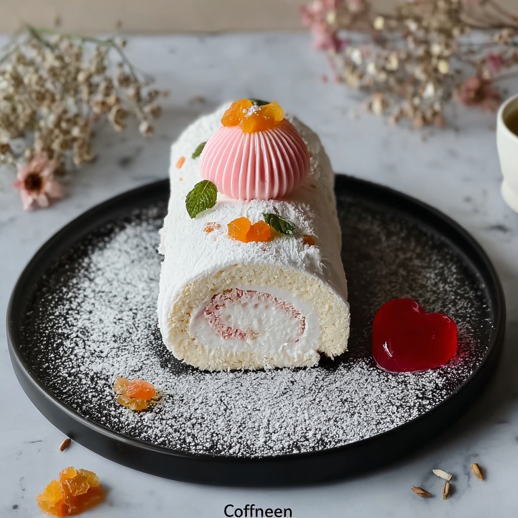 Japanese Cotton Candy Swiss Cake Roll Recipe - Recipe Image
