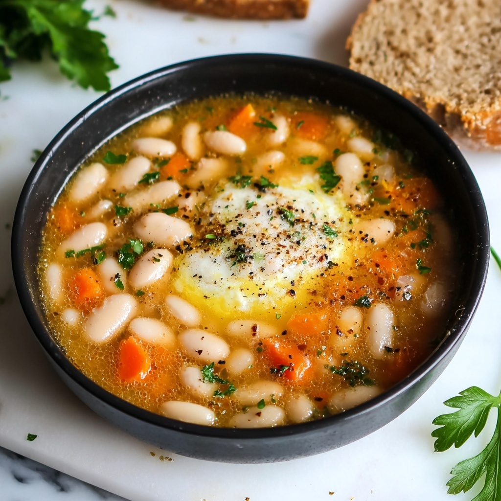 Creamy Tuscan White Bean Soup Recipe - Recipe Image