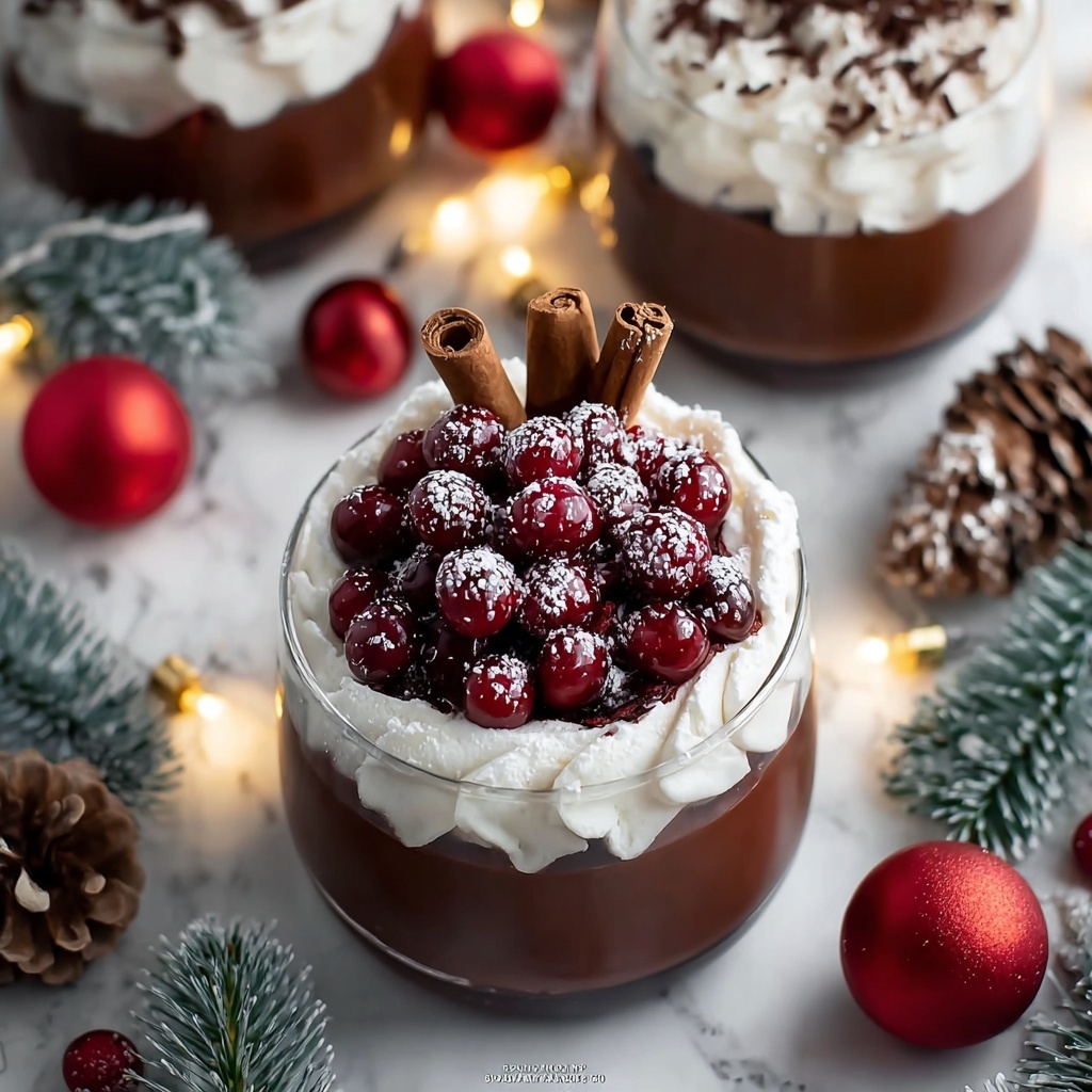 Mini Christmas Trifles with Pound Cake, Berries, and Vanilla Pudding Recipe - Recipe Image