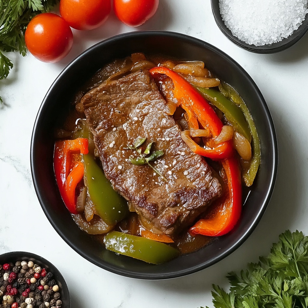 Chinese Pepper Steak Recipe - Recipe Image