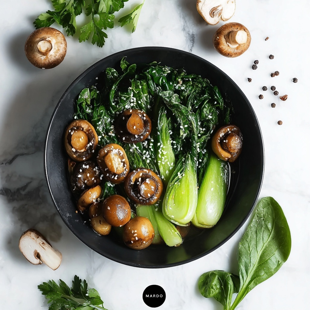 Bok Choy and Mushroom Stir Fry Recipe - Recipe Image