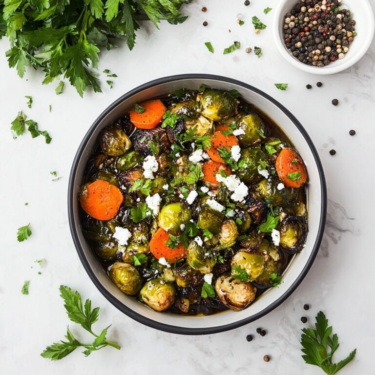 Honey Balsamic Roasted Brussels Sprouts Recipe