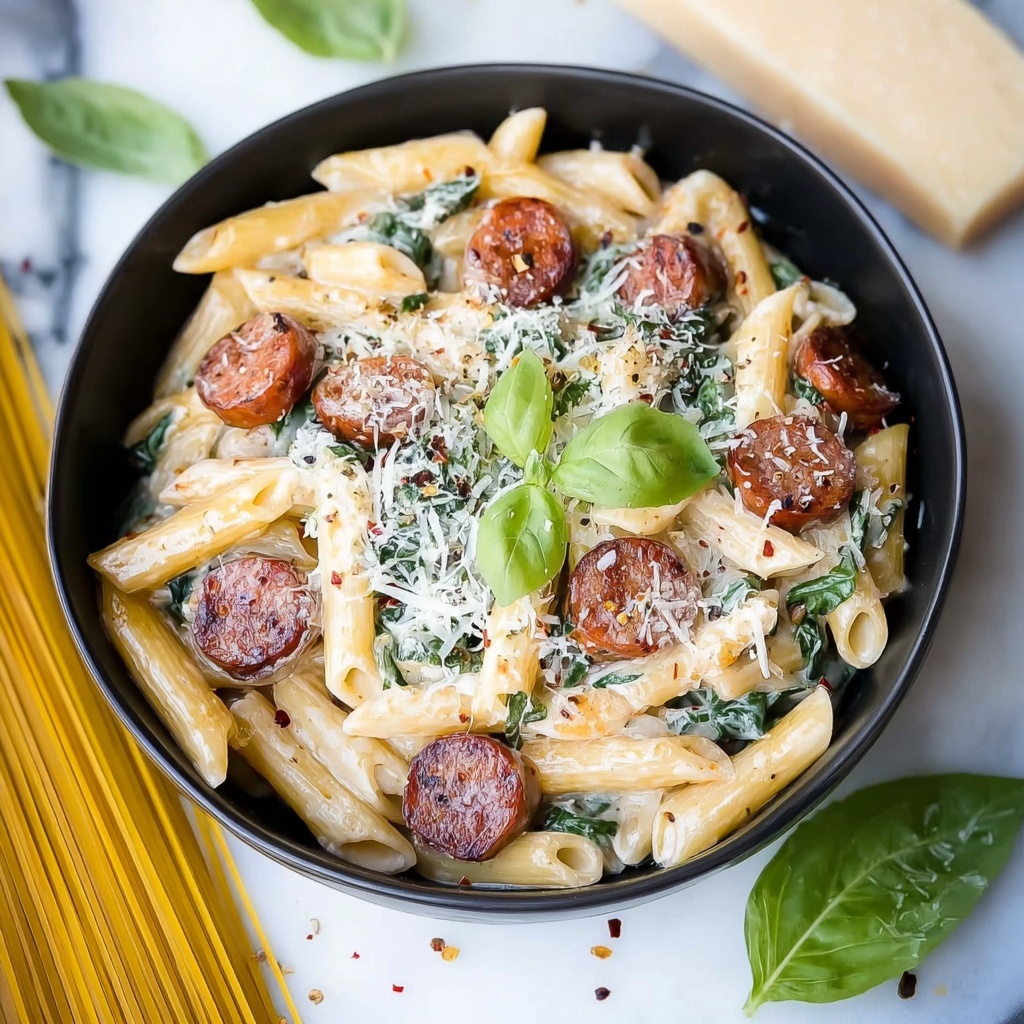 Spicy Italian Sausage Pasta Recipe - Recipe Image