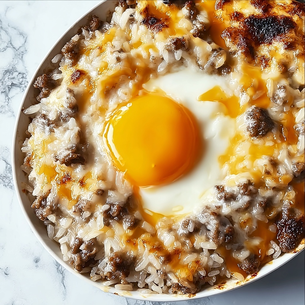 Cheesy Hamburger Rice Casserole Recipe - Recipe Image