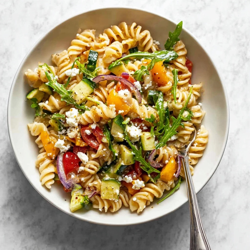 Roasted Veggie Pasta with Feta Recipe - Recipe Image