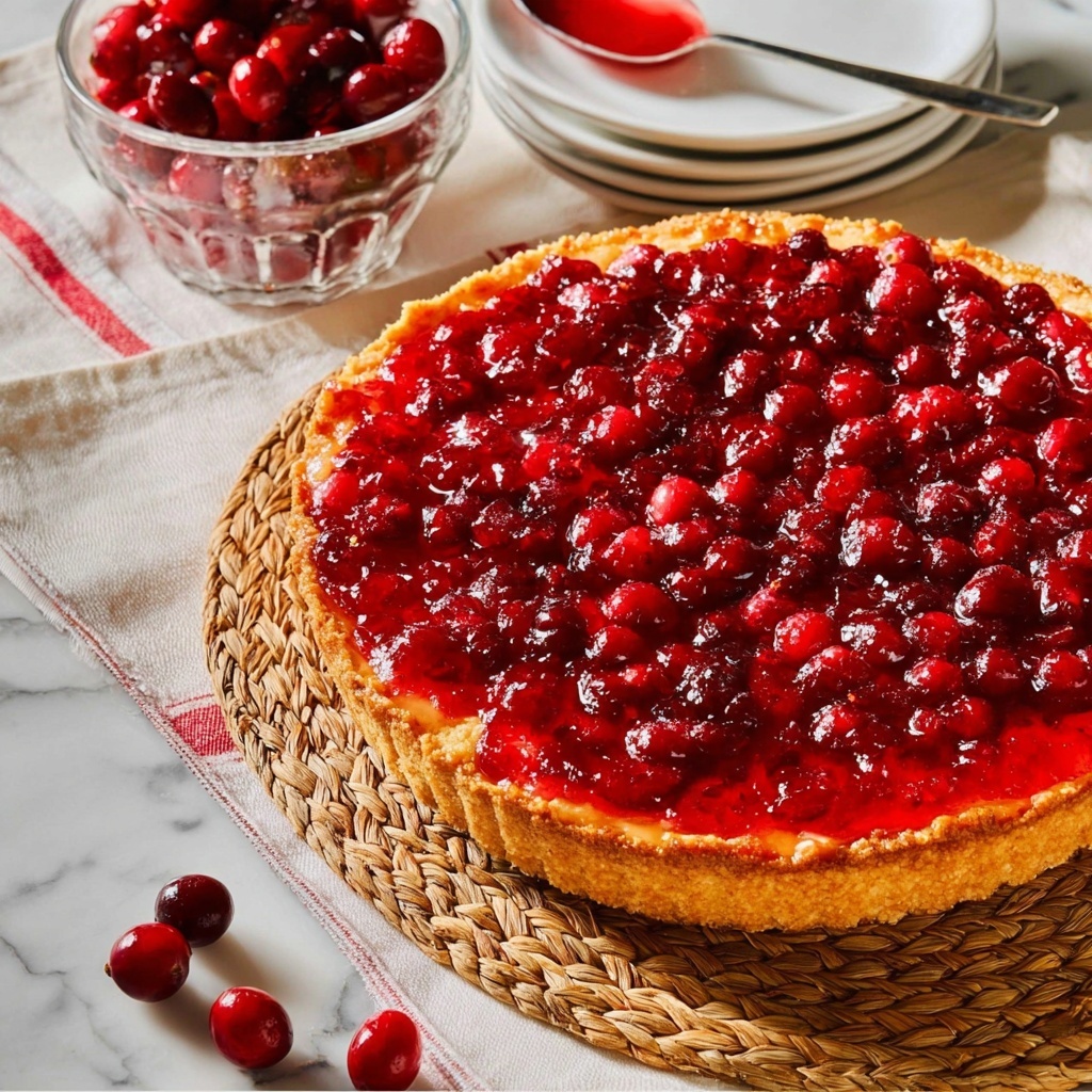 Brown-Butter Cranberry Tart Recipe - Recipe Image