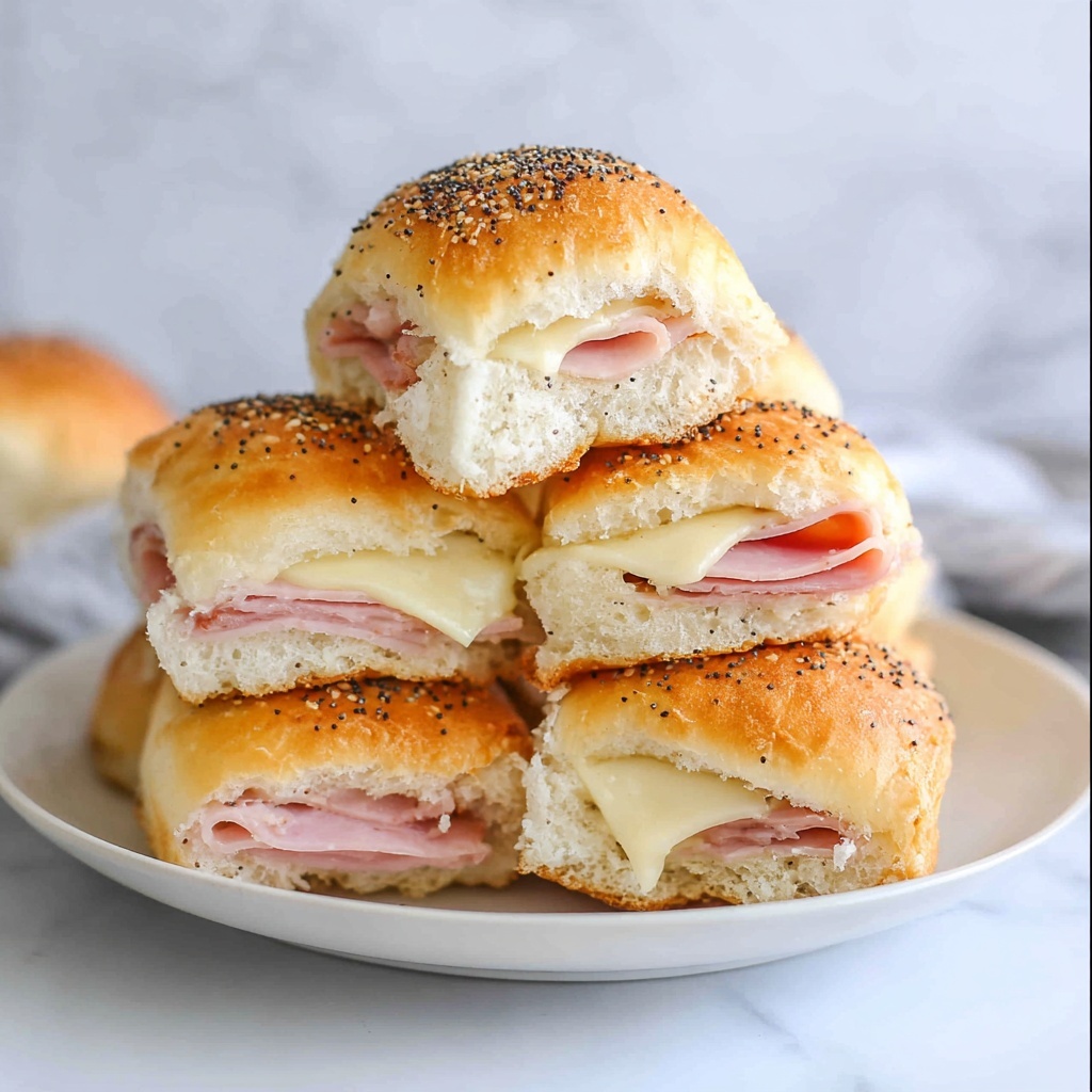 Ham and Cheese Hawaiian Roll Sliders Recipe - Recipe Image