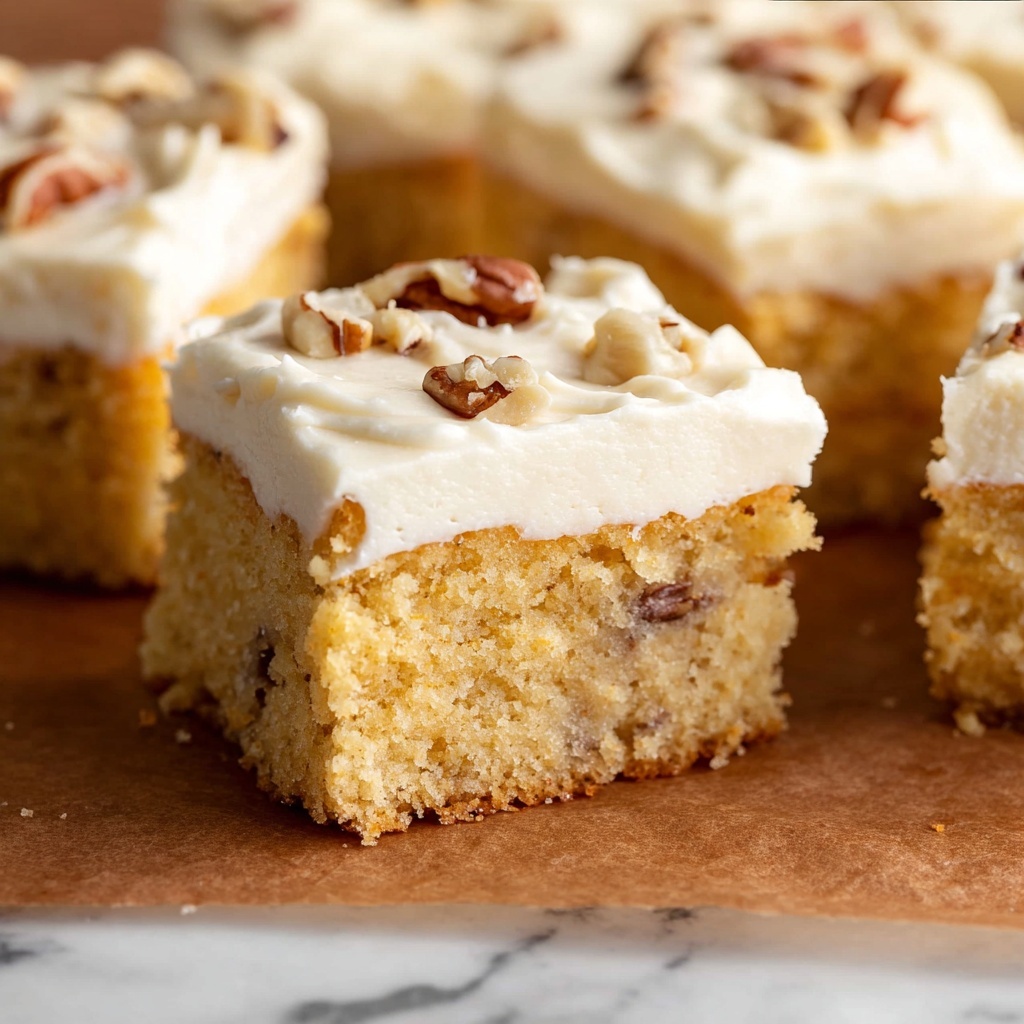 Italian Cream Cake with Cream Cheese Pecan Frosting Recipe - Recipe Image