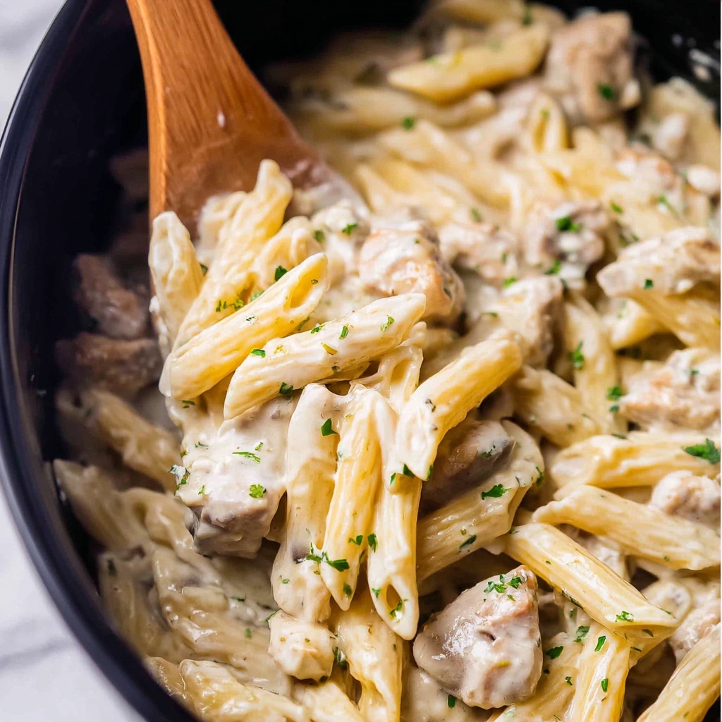 Crockpot Chicken Alfredo Recipe - Recipe Image