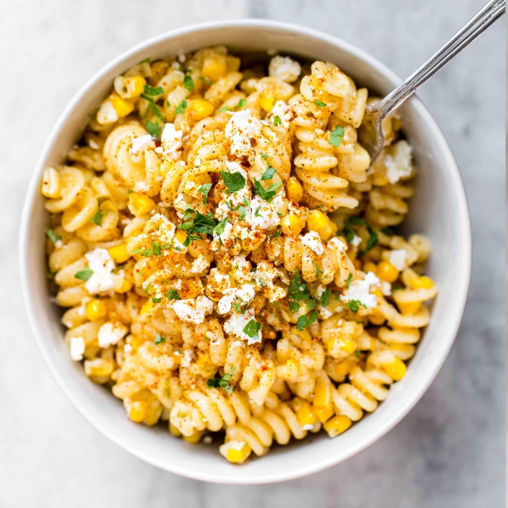 Mexican Street Corn Pasta Salad Recipe - Recipe Image