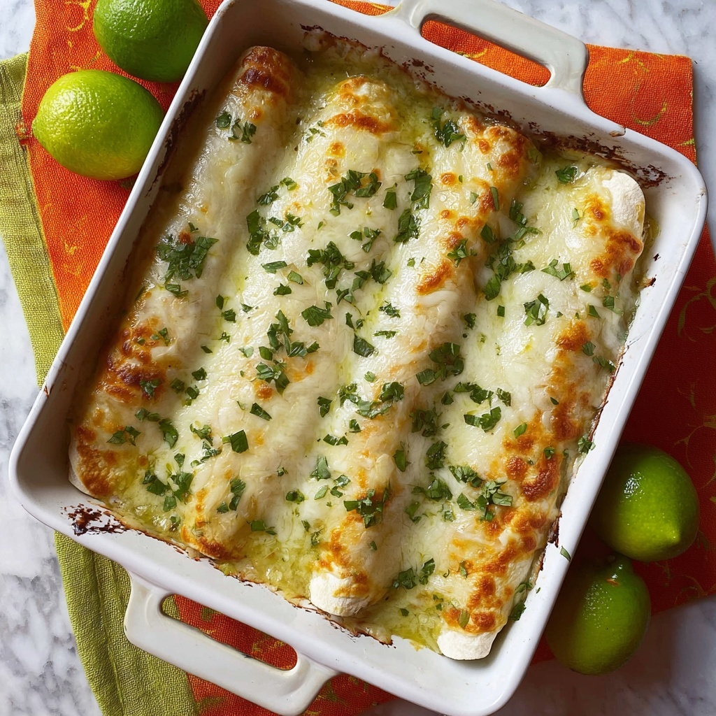Leftover Turkey Enchiladas with Lime-Honey Marinade and Green Salsa Cream Recipe - Recipe Image