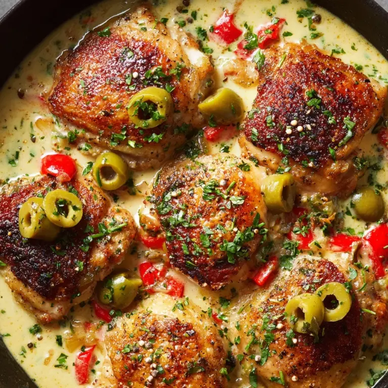Creamy Pepperoncini Chicken Skillet Recipe