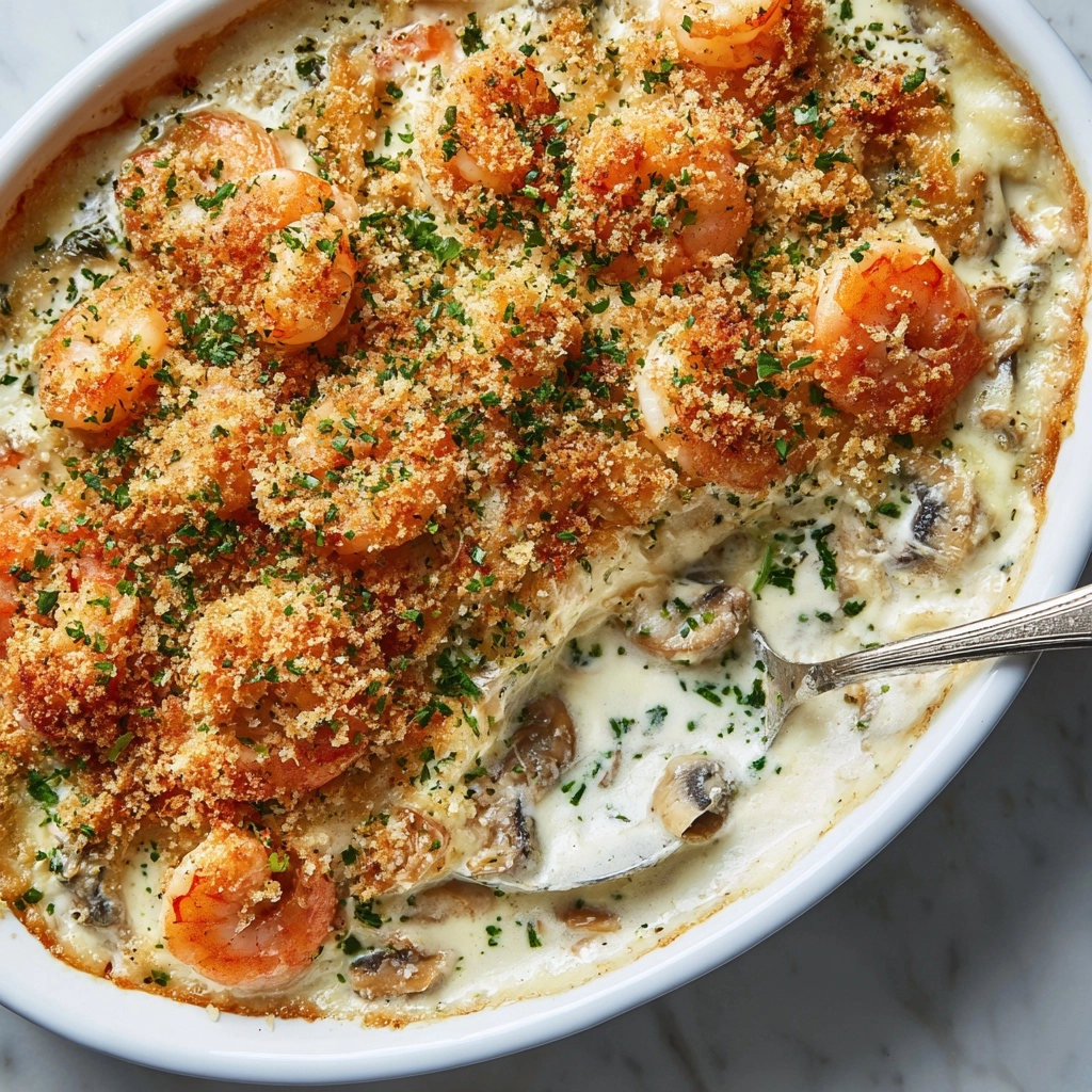 New England Seafood Casserole Recipe - Recipe Image