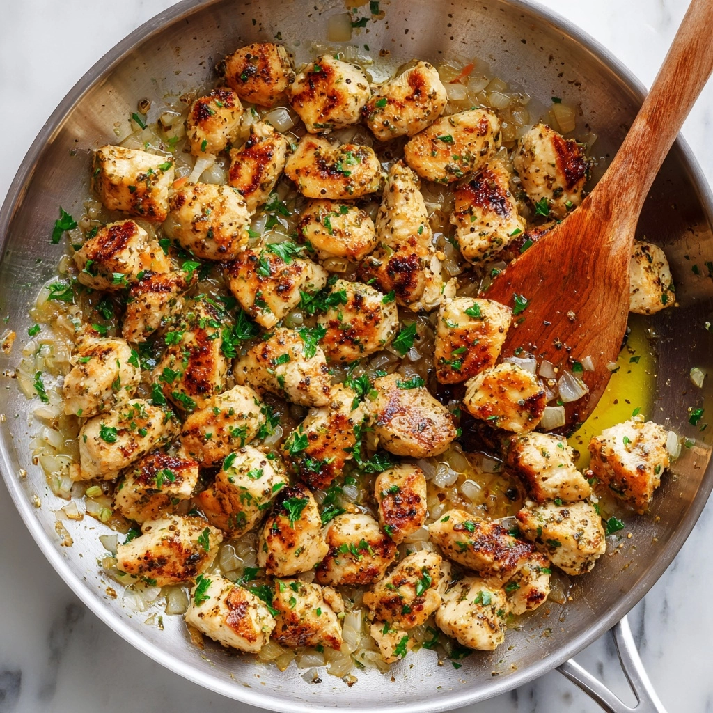 Garlic Butter Chicken Bites Recipe - Recipe Image