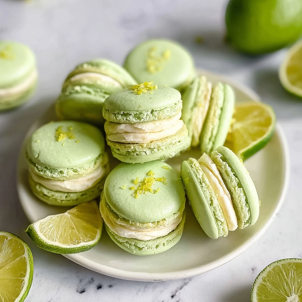 Key Lime Macarons Recipe - Recipe Image
