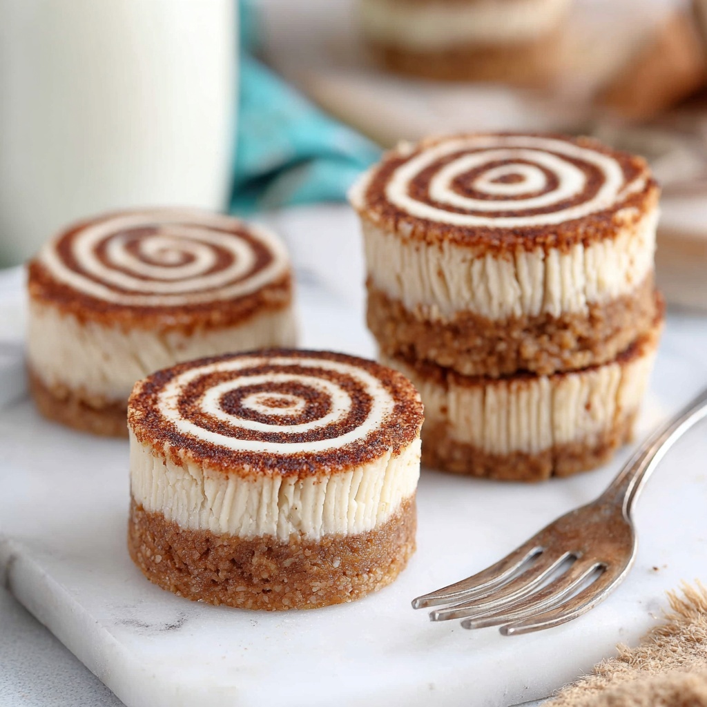 Mini Cinnamon Roll Cheesecakes Recipe - Recipe Image