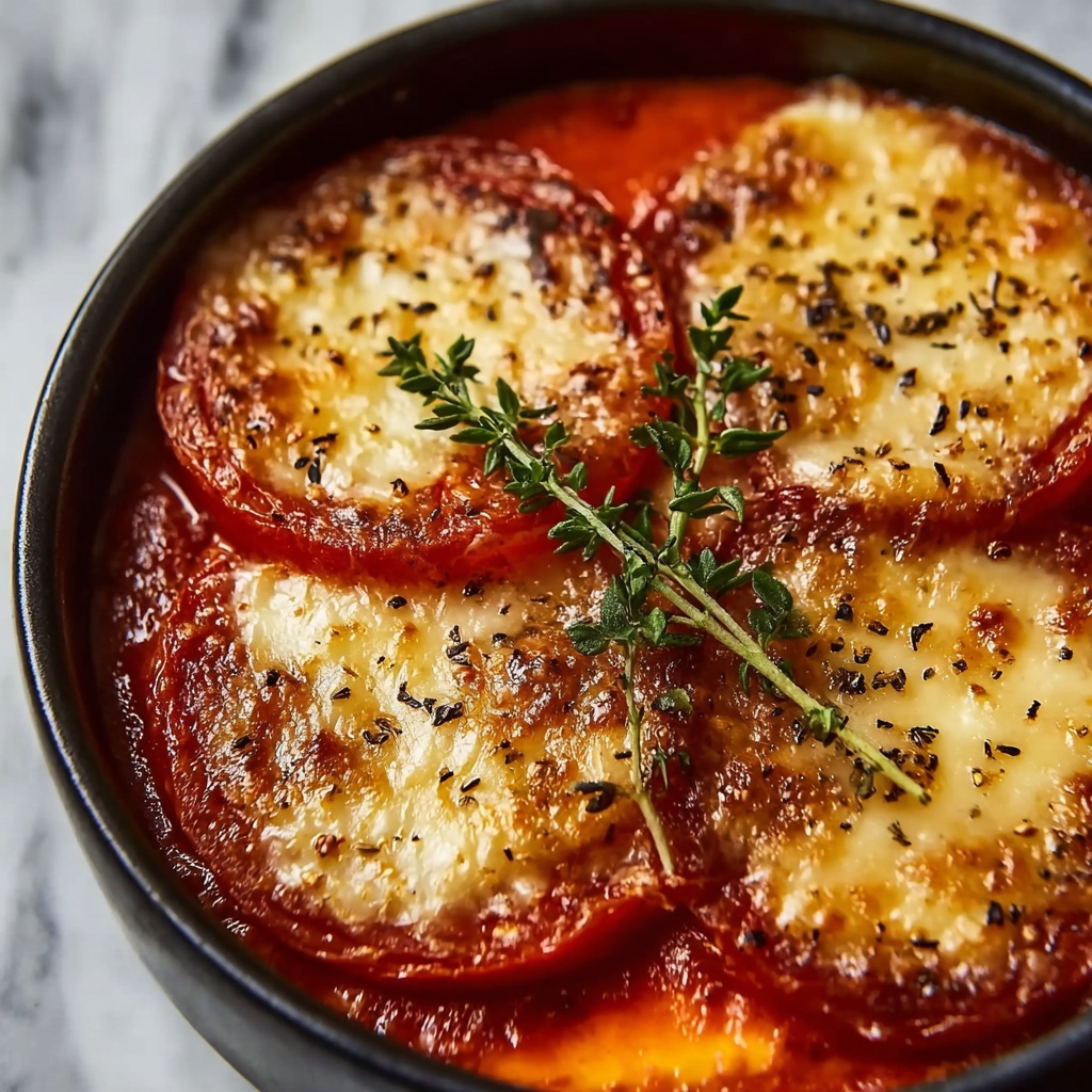 Creamy Roasted Tomato and Garlic Soup Recipe - Recipe Image